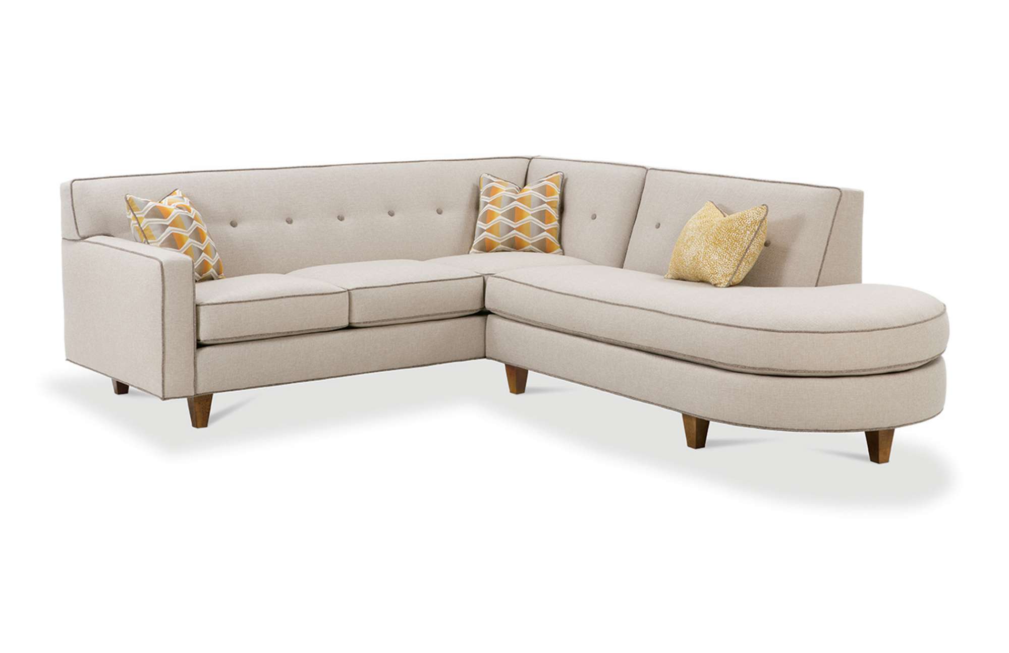 Ravenna Sectional with Rounded Chaise