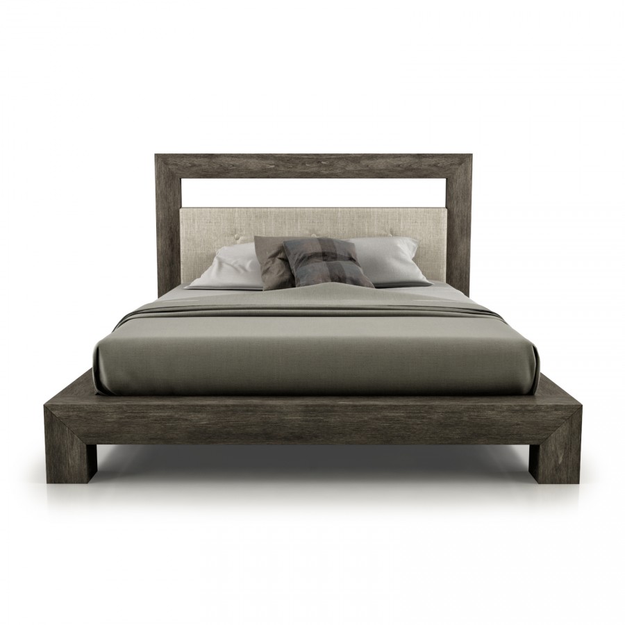 Cloe Bed with Upholstered Headboard