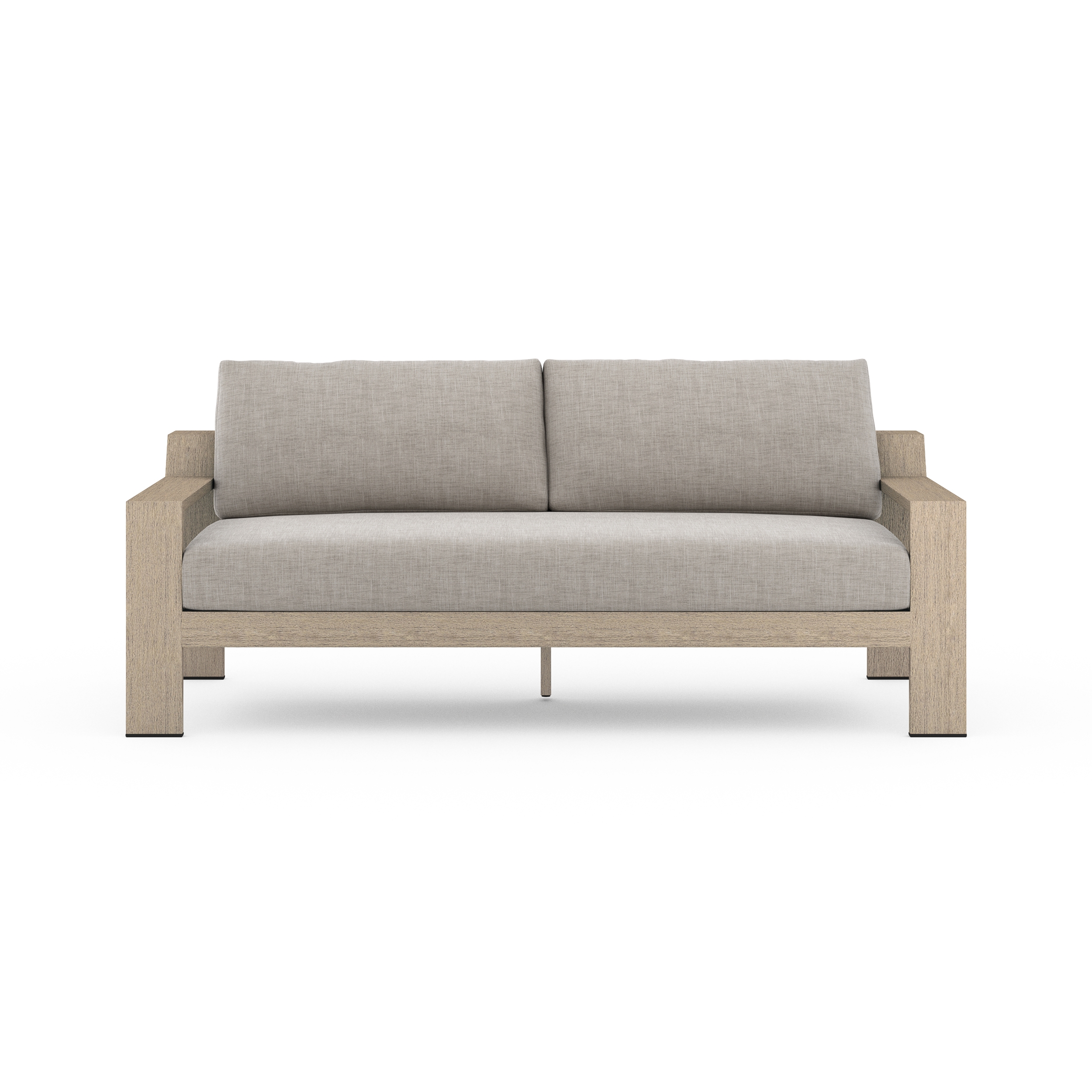 Floyd stone grey front sofa