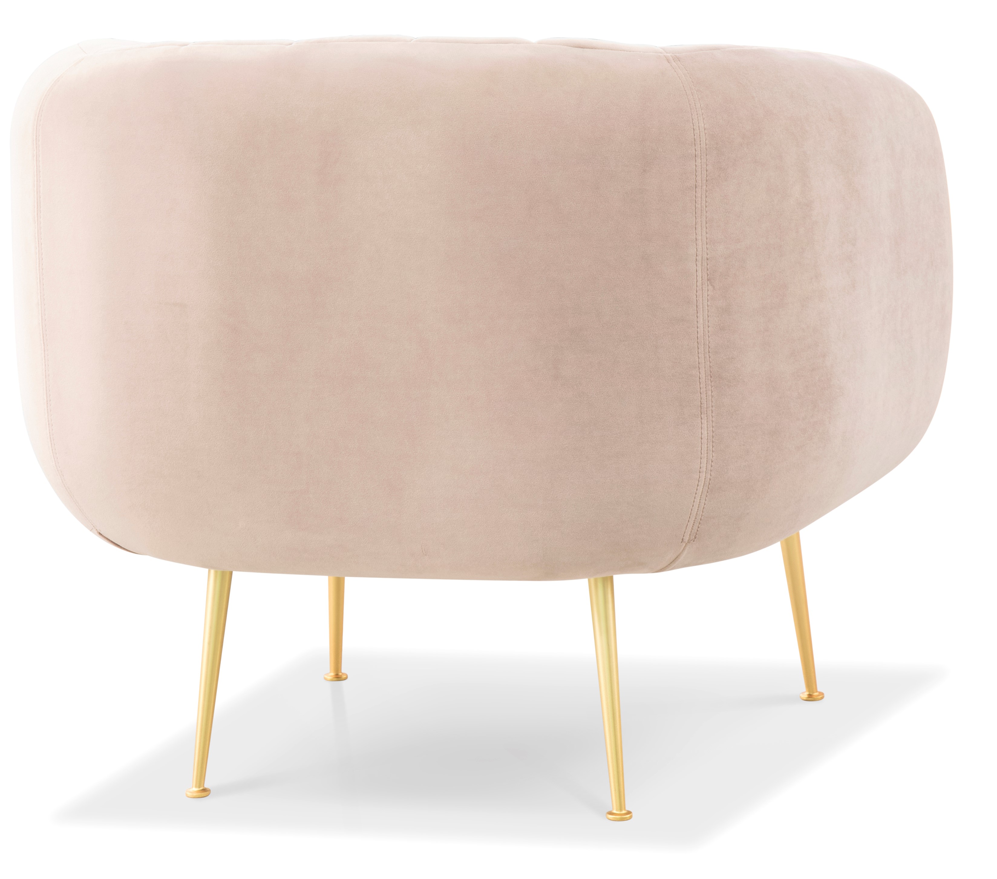Channeled Chair Pink Back
