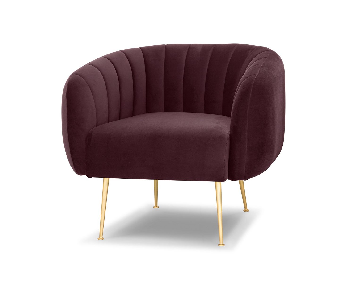 Channeled Chair Plum