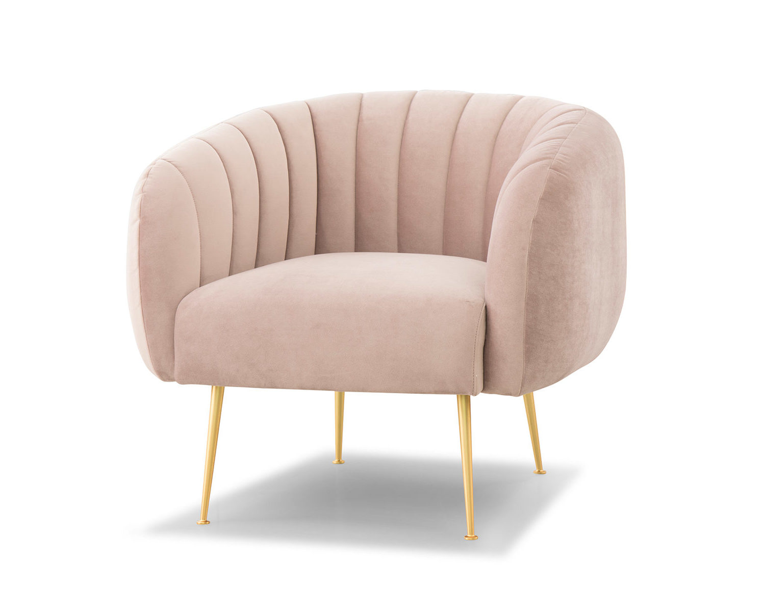 Channeled Chair Rosa Pink