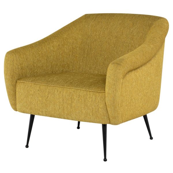 flared leg accent chair