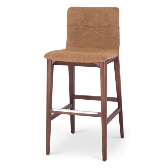 [BSM-239965-06] Godan Bar Stool (Jackpot Terracotta (1386), Nogal)
